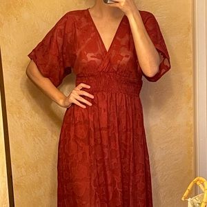 Francesca’s Lace Maxi Dress